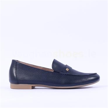 Paul Green Classic Slip On Loafer - Navy Leather