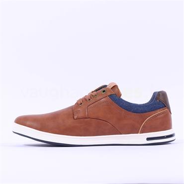 Tommy Bowe Aki Casual Laced Shoe - Camel