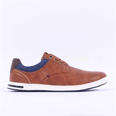 Tommy Bowe Aki Casual Laced Shoe - Camel