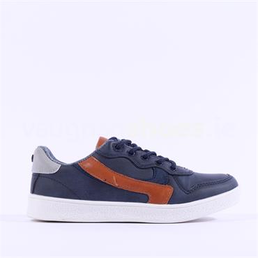 Tommy Bowe Kids Boyle Laced Casual Shoe - Storm