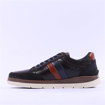 Tommy Bowe Christie Side Panel Casual - Dark Brown Leather