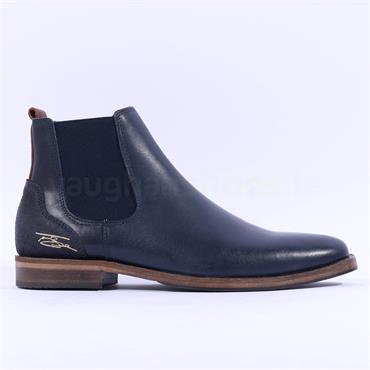 Tommy Bowe Crowley Gusset Boot - Navy Leather