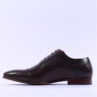 Tommy Bowe Galthie Toe Cap Oxford Shoe - Chestnut Leather