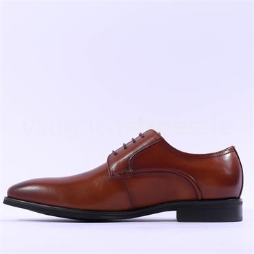 Tommy Bowe Prisco Plain Toe Derby Shoe - Tan Leather