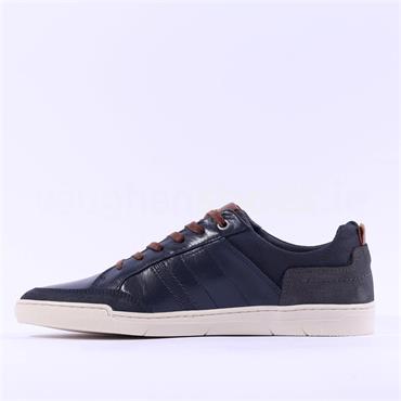 Tommy Bowe X Armstrong Laced Casual Shoe - Navy Leather
