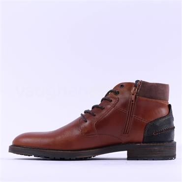 Tommy Bowe X Morris Laced Boot - Cognac Leather