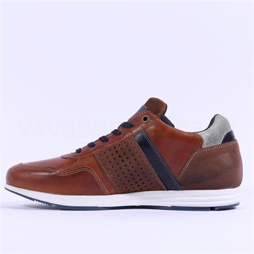 Tommy Bowe X Varley Laced Casual Shoe - Tan Leather