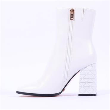 Una Healy Temporary Home Ankle Boot - White Gold