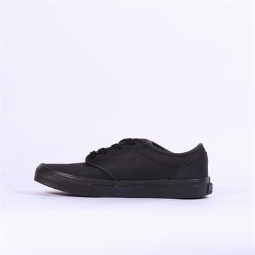 Vans Atwood Black Leather Laced - Black